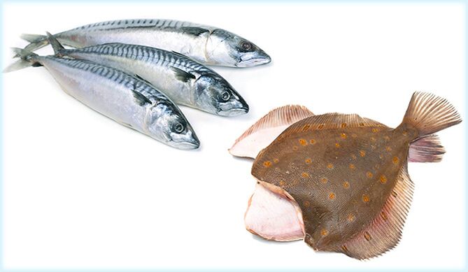 Makarel dan flounder - ikan yang meningkatkan potensi pria