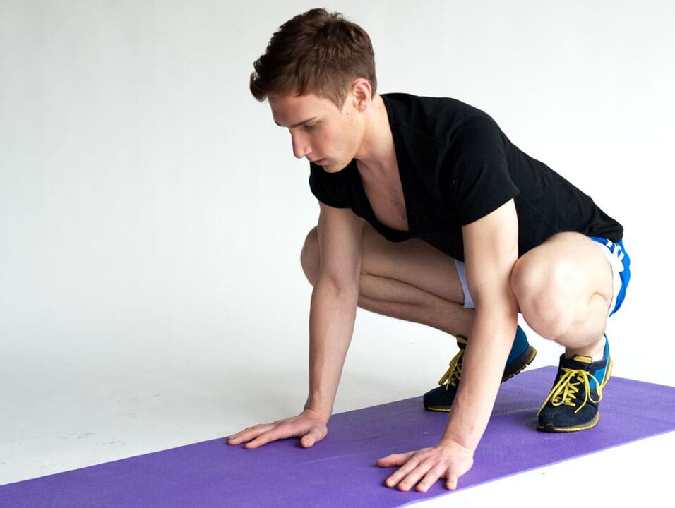 Latihan Katak untuk melatih otot-otot daerah panggul pria