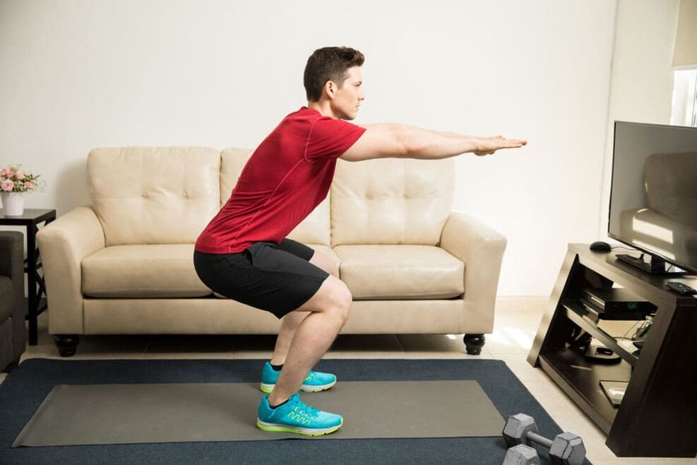 Squat membantu mengembangkan otot yang bertanggung jawab atas potensi